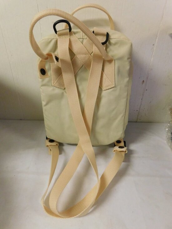 Fjallraven Kanken Sling Backpack Bag with Seat Cusion Khaki Cream Color main image 7